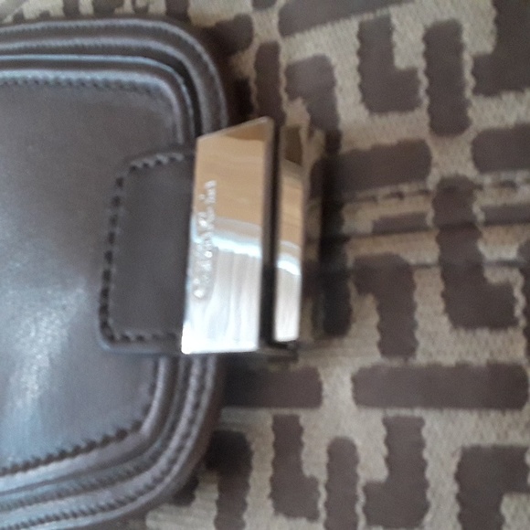 Calvin Klein Women's Signature CK Monogram Logo Hand Bag - Picture 4 of 10